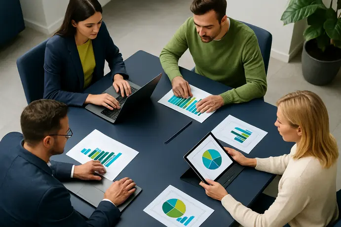 מבנה ארגוני של סוכנות פרסום דיגיטלי מקצועית