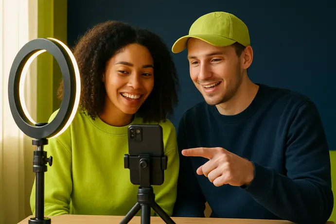 שיתוף פעולה עם משפיענים בטיקטוק