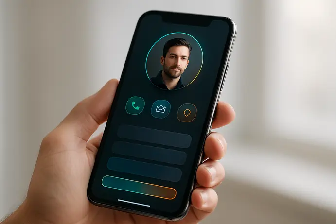 כרטיס ביקור דיגיטלי לעסק