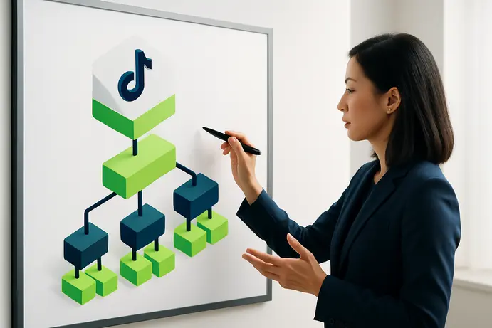ארכיטקטורת קמפיין פרסום בטיקטוק