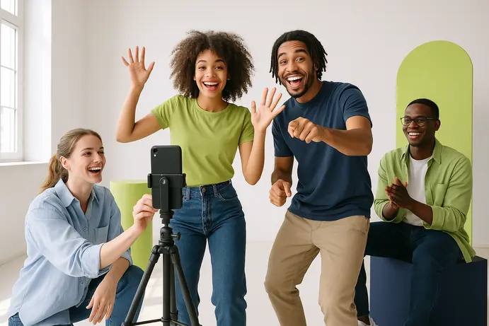 יצירת תוכן קריאייטיבי לטיקטוק