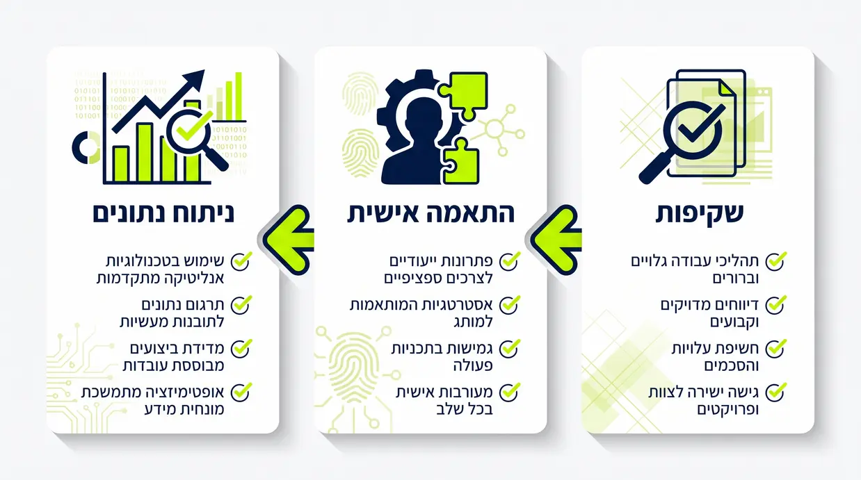 צ'ק-ליסט בעברית לבחירת סוכנות דיגיטל מתאימה