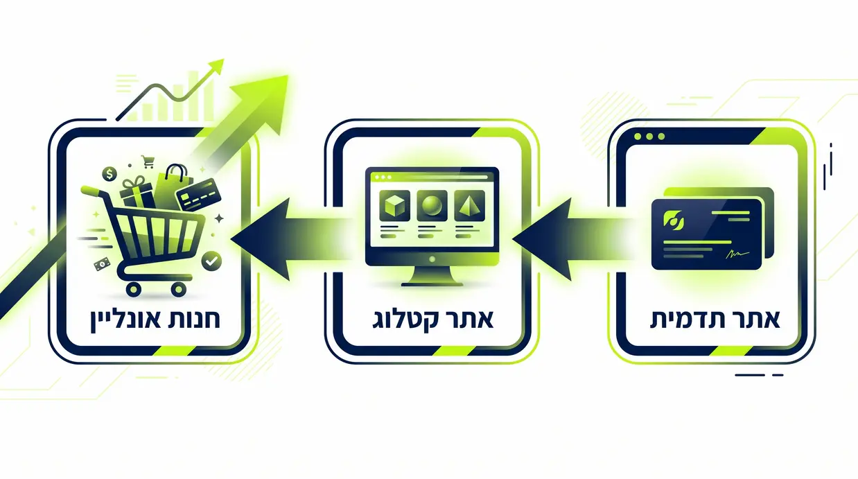 מפת דרכים לשדרוג אתר תדמית לחנות אונליין